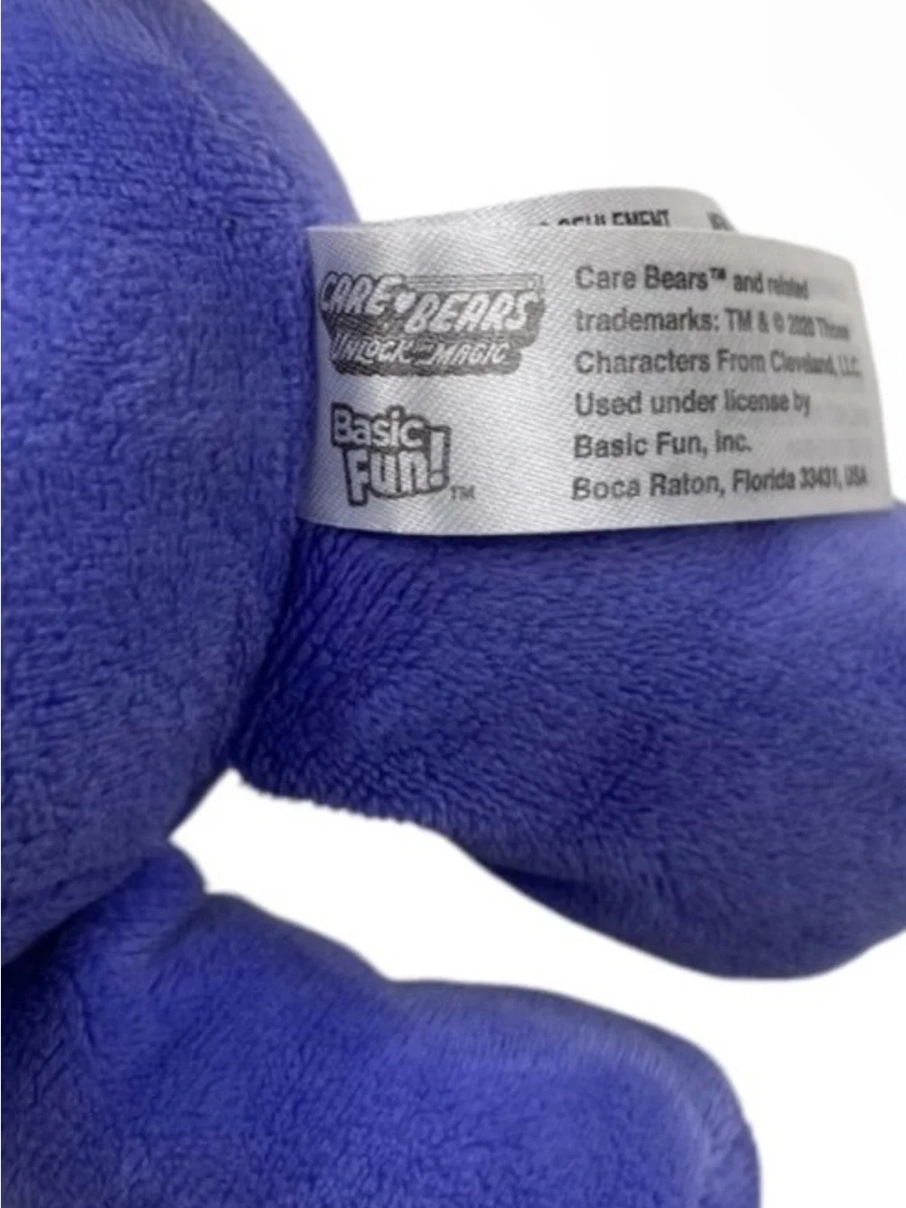 Care Bears Purple Bear Plush with Rainbow Flower Belly